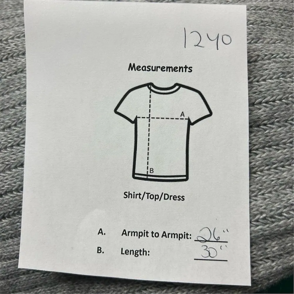 Elizabeth and James Women's Gray Ribbed Turtleneck Sweater Size M - Image 7