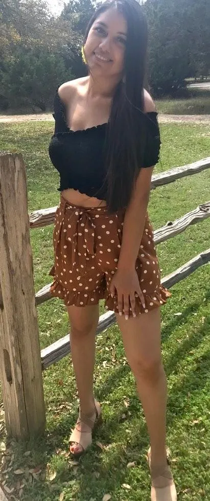 High Waisted Print Shorts Orange Size M - Image 2