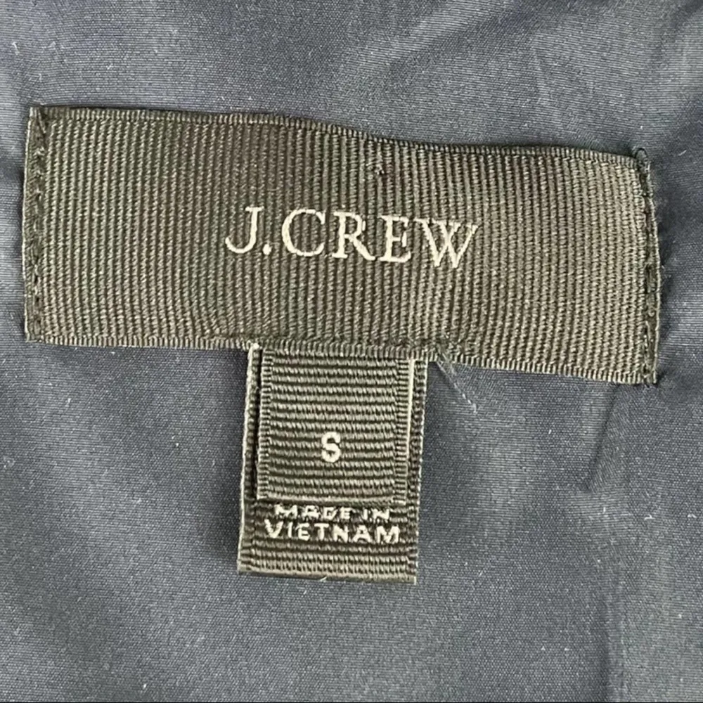 J. Crew Tartan Plaid Mountain Puffer Velvet Trim Vest Red Green Size Small H2712 - Image 11