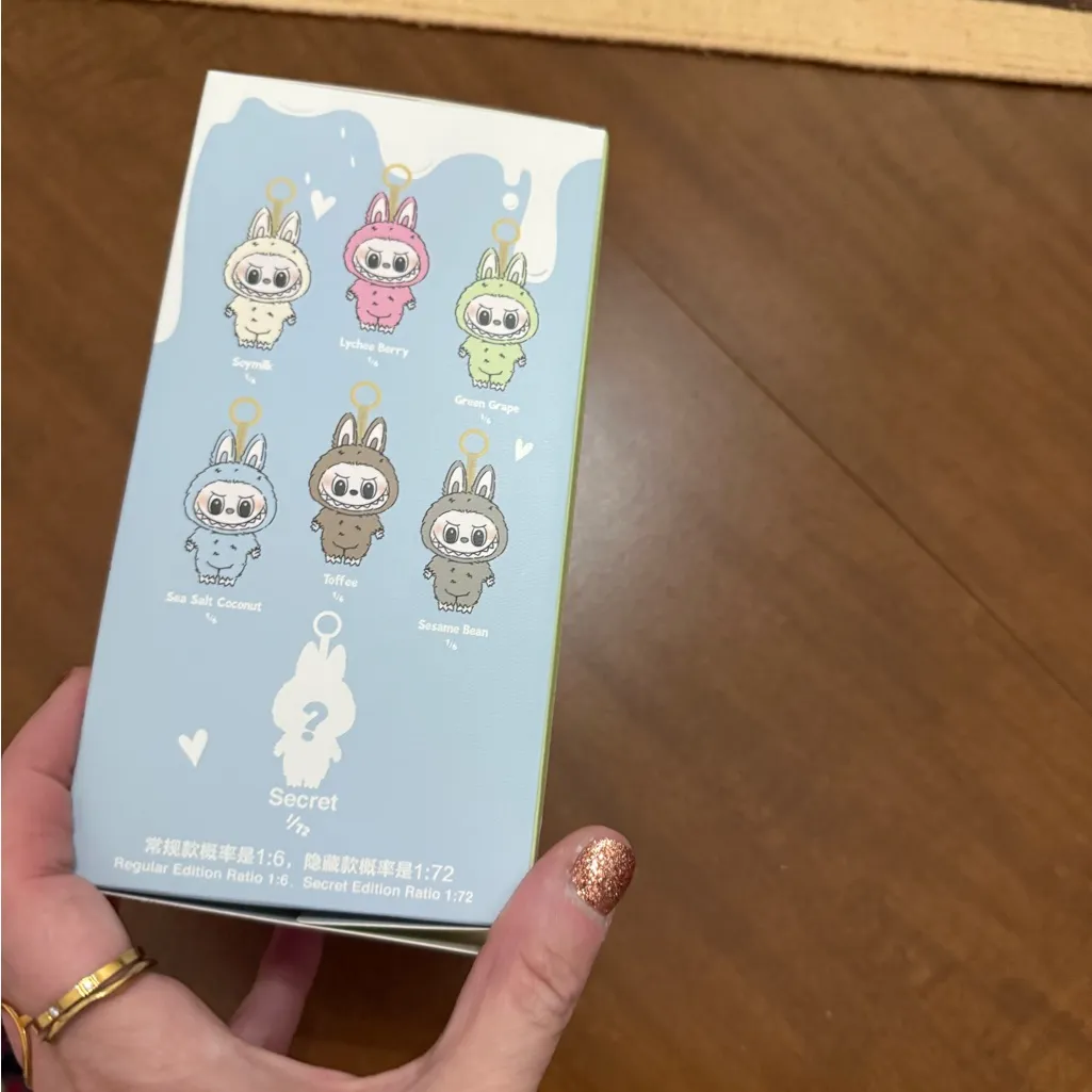 POP MART LABUBU The Monsters Exciting Macaron Vinyl Plush Green Grape Confirmed - Image 13