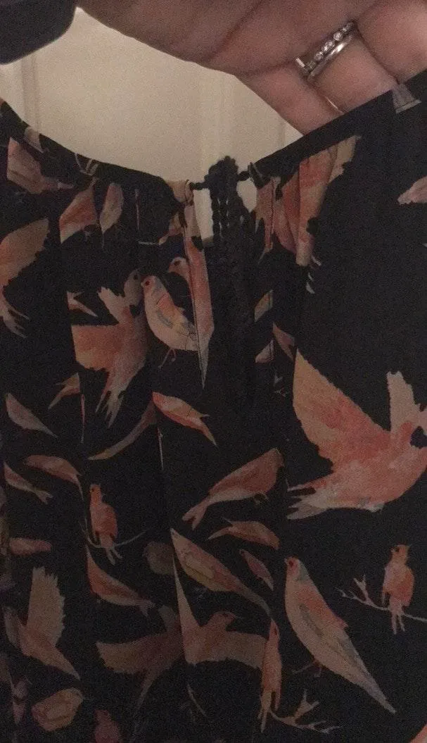 Inc Concepts Cold Shoulder Shirt bird Xs  - Image 6