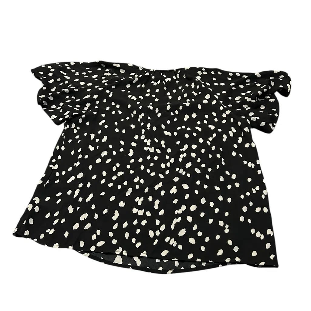 COUNTERPARTS black and white blouse - Image 4