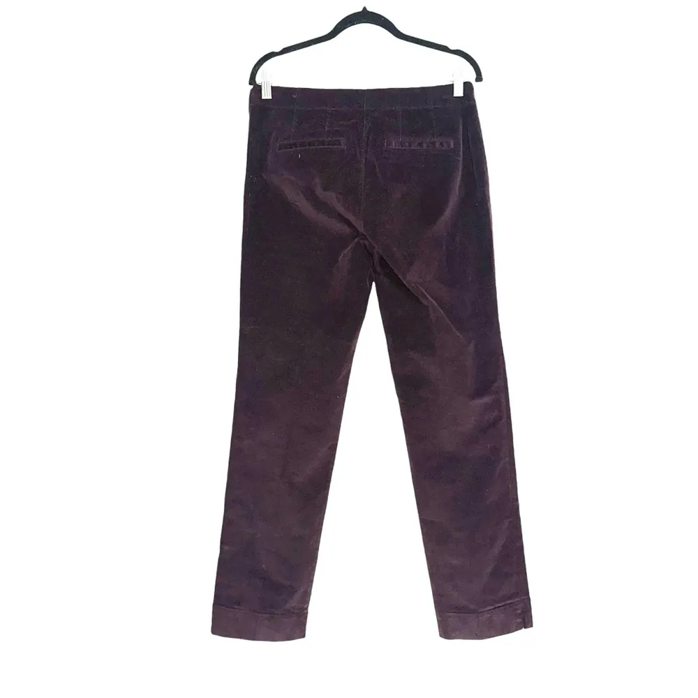 J.Jill Corduroy Straight Leg Burgundy Pants 4 - Image 2