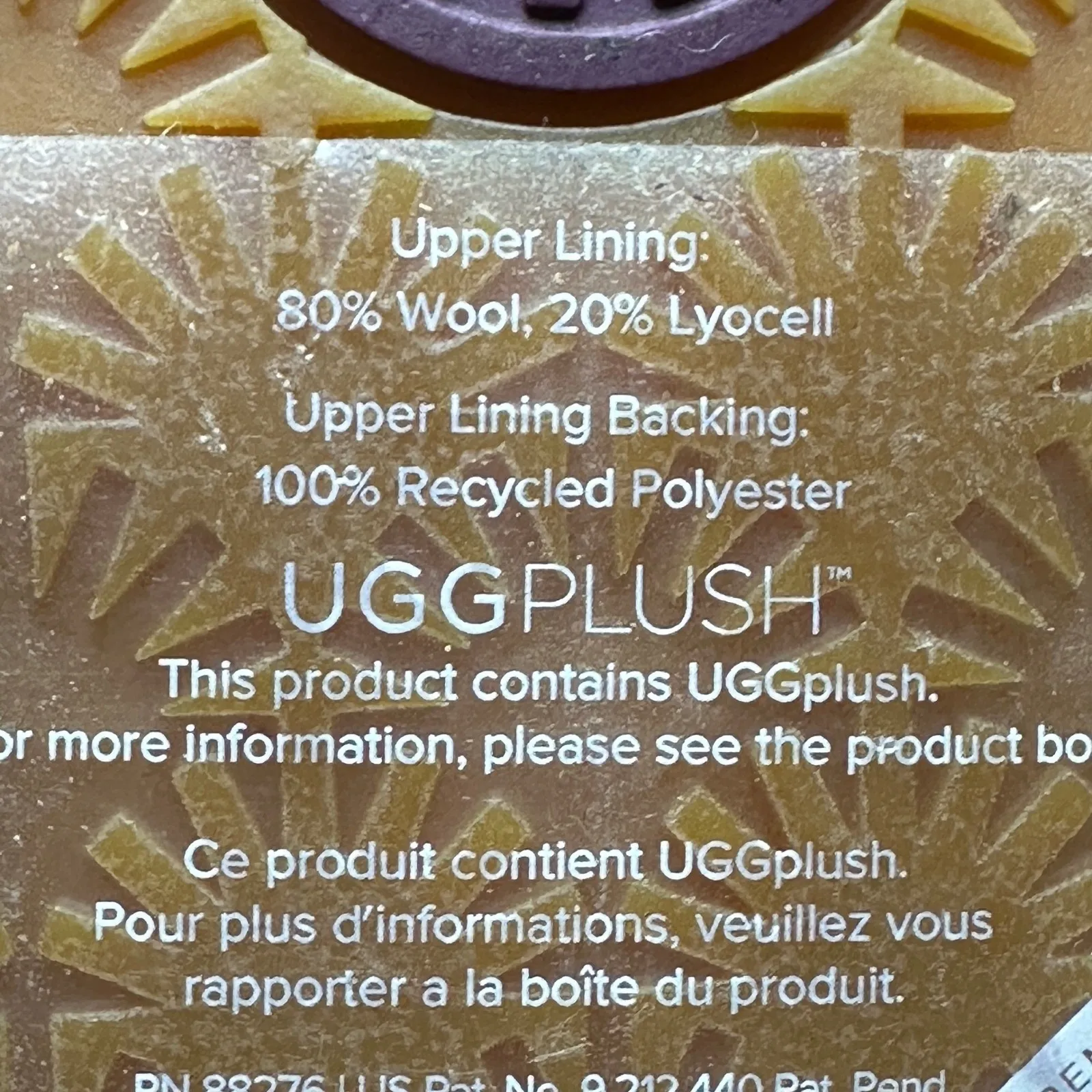 NWOB UGG Women's Oh Yeah‎ Purple Glitter Fluff Slingback Sandal Slides US 7 - Image 3