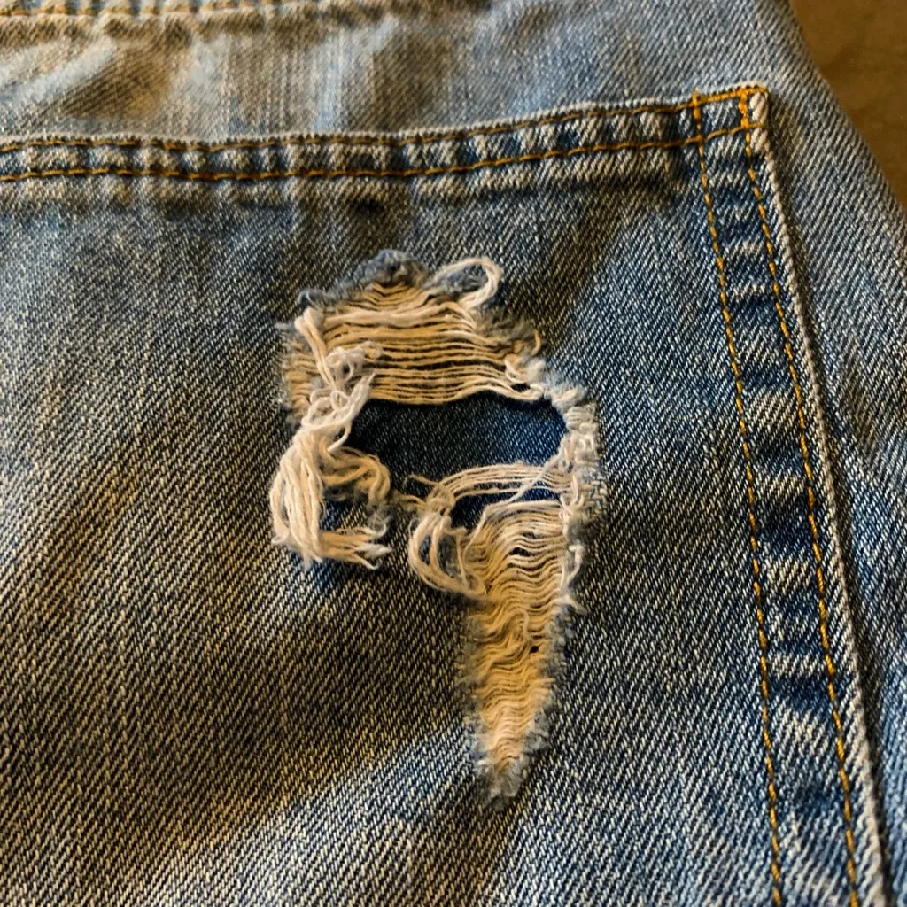 Forever 21 Blue Vintage-Inspired Jean Shorts - Image 9