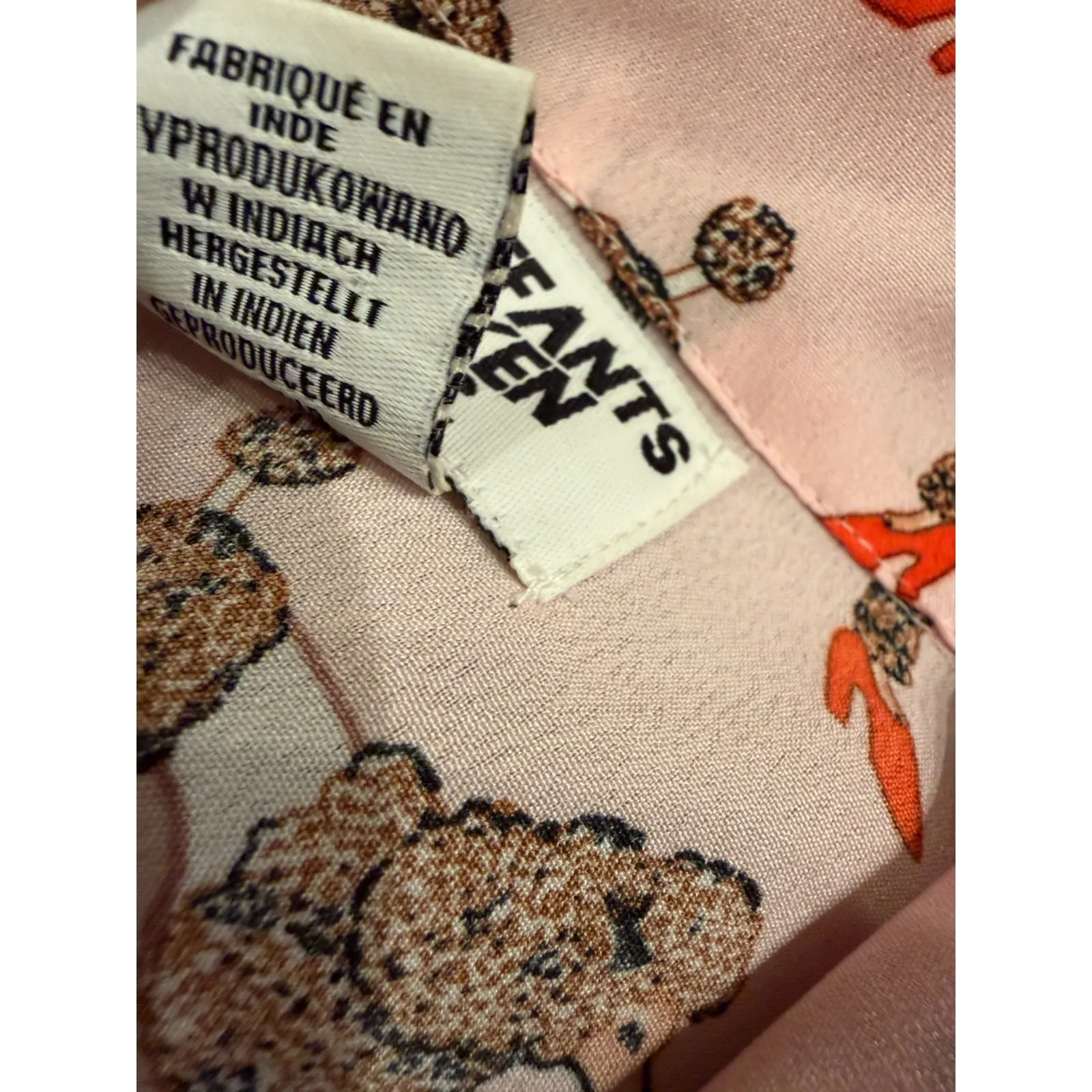 Bouffants and Broken Hearts Poodle Dog Heels Shorts Pajama Set Medium PJs Pink - Image 10