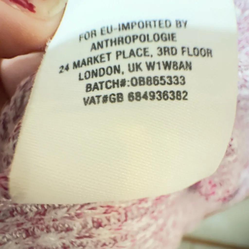 Anthropologie Maeve Harlan Ribbed Knit Halter Tank Top Purple Size Large - Image 8