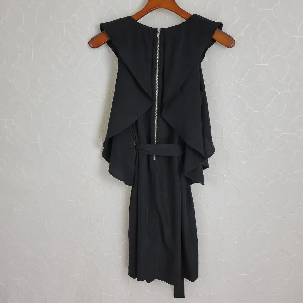 Guess by Marciano Women's Black Ruffle Dress XS - Image 2