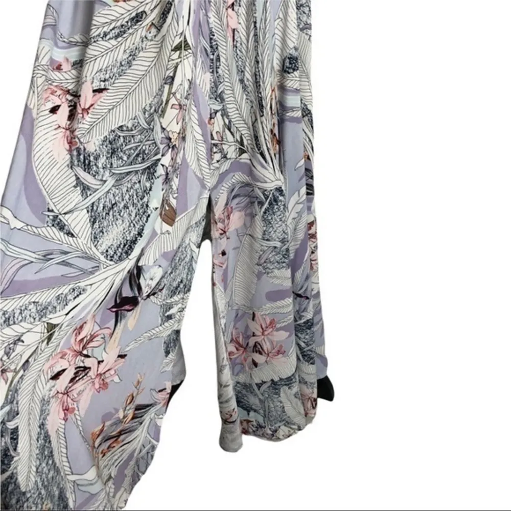 Jaase Floral Maxi Dress With Smock Waist And Neck Size XS - Image 10