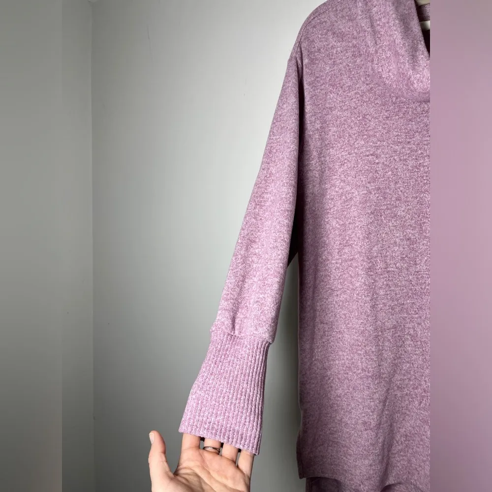 Anthropologie Maeve Tunic Cowl Neck Sweater Medium Relaxed Soft Pink Oversized - Image 12