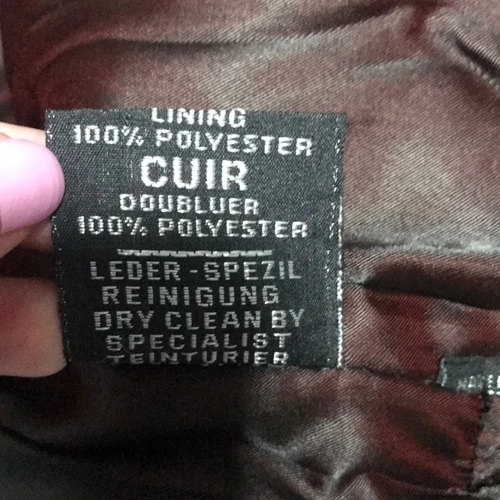 Leather Gallery Fringe Tassel Jacket Motorcycle Black Size L - Image 12