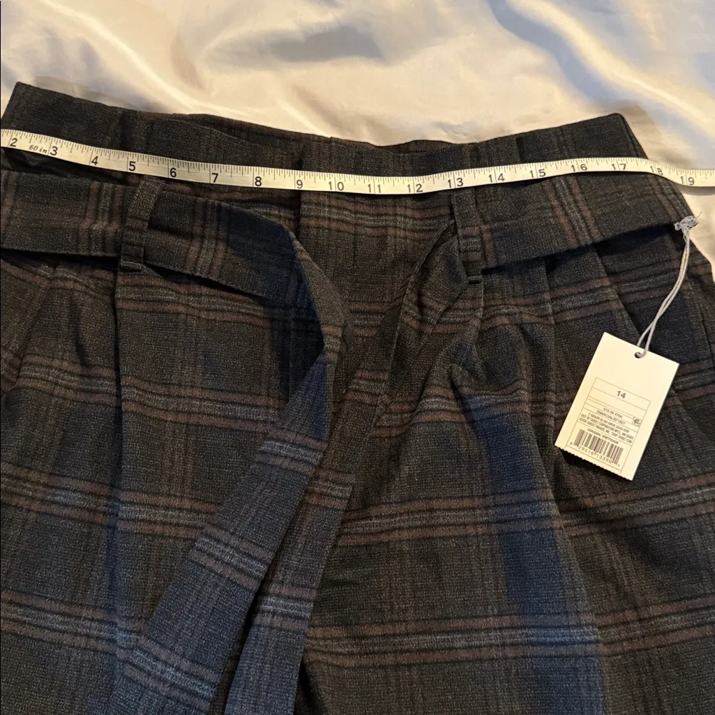 a new day Brown Plaid Trousers - Image 4