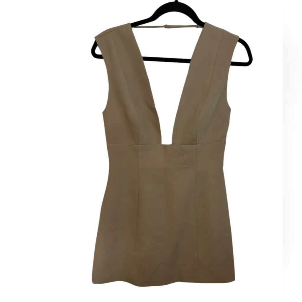Nwt L’Academie Orlie Khaki Mini Dress - Image 2