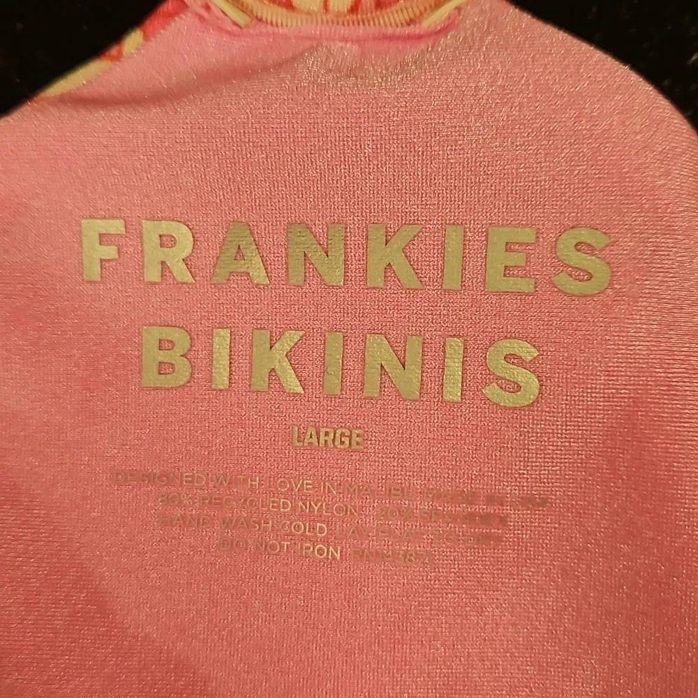 💕FRANKIES BIKINIS💕 Kailyn String Bikini Bottom ~ Rose Bouquet Large L NWT - Image 8