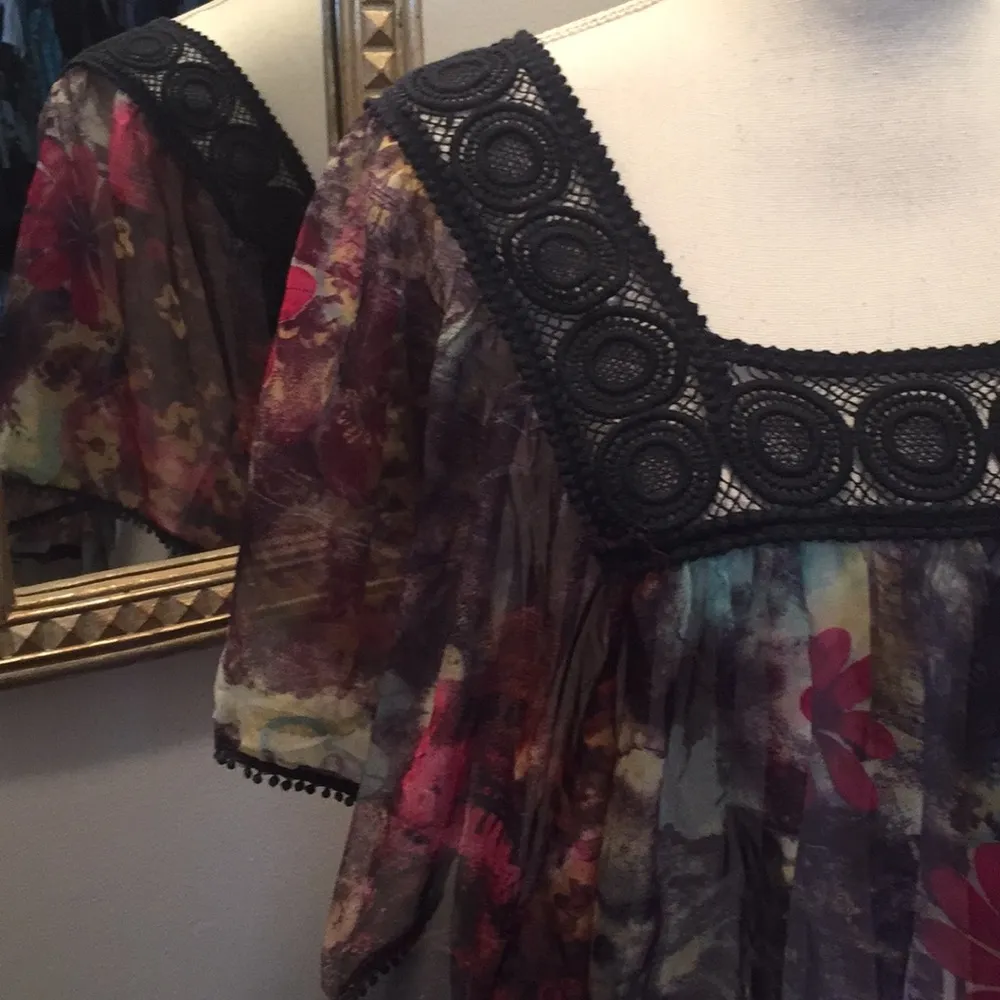 Angie flowy tiered top - Image 2