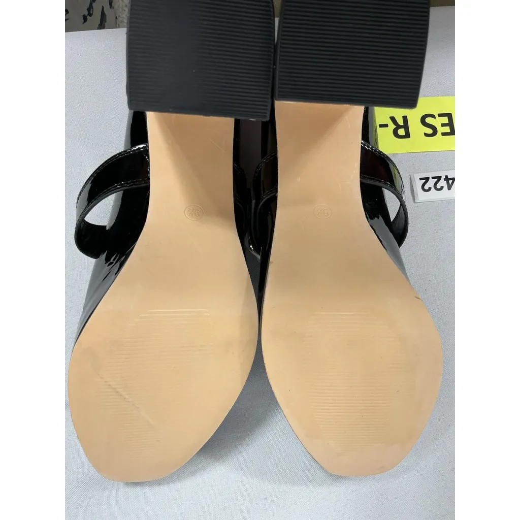 Womans Pb3 NWOT Coutgo Platform Mary Jane Pumps 9.5 Black Strap Buckle Close - Image 8