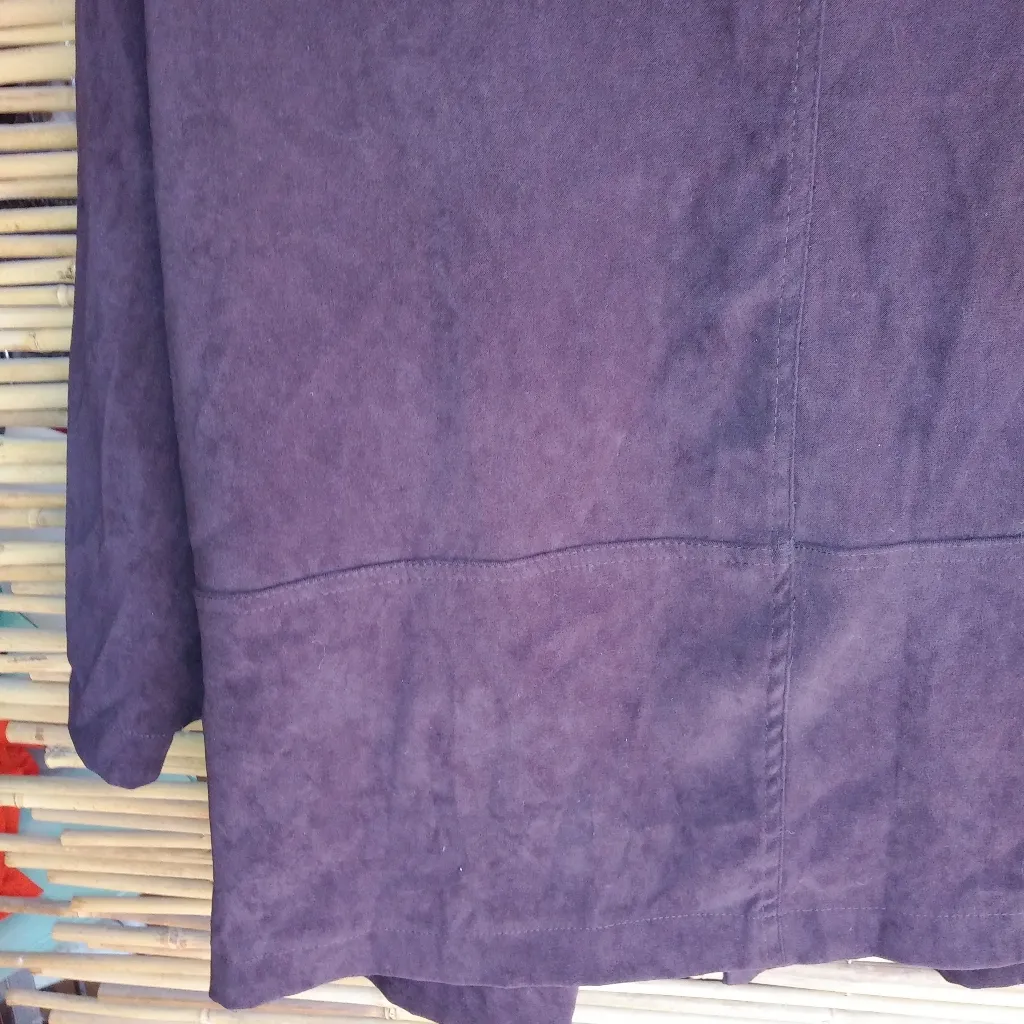 R&K 18 Chocolate Suede Feel Light Jacket Plus Brown Size 18W - Image 2