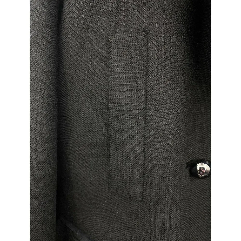 Kate Spade New York Broome Street Notched Collar Wool‎ Blend Peacoat S - Image 5