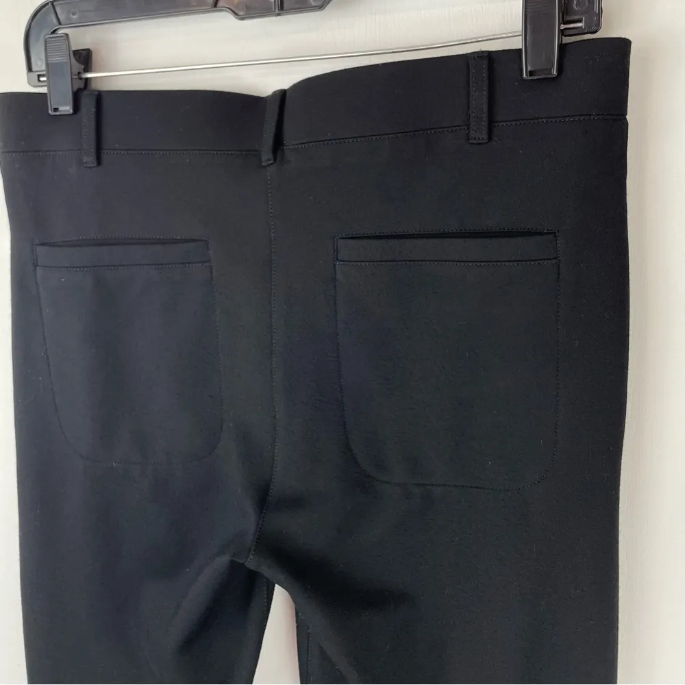 Betabrand Black Classic Dress Pant Straight Leg Pull On Yoga Pant Sz Meidum Long - Image 12