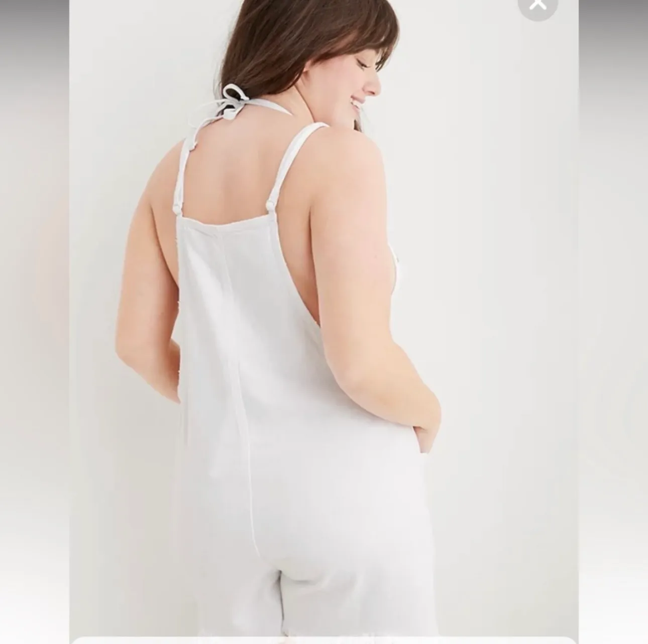 White Overall Cover Up - Image 5
