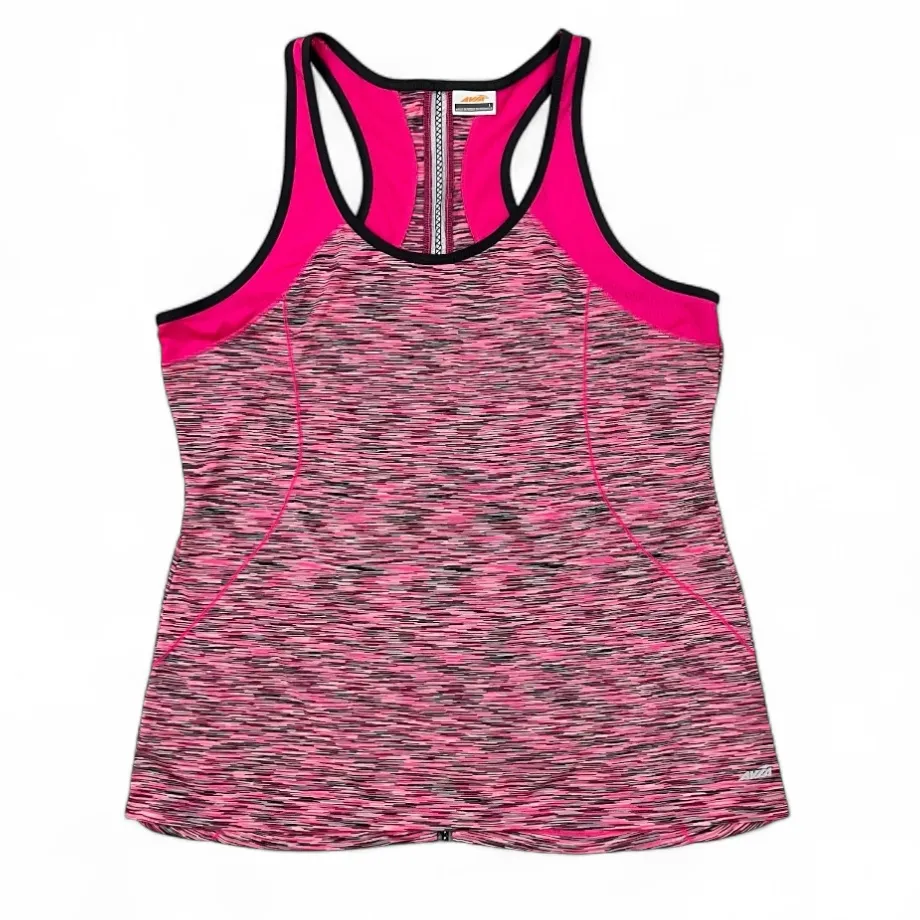 Avia Pink Grey Razor Back Performance Tank Size Large - Image 2