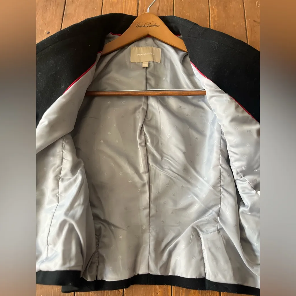 Banana Republic Black Captain's Blazer - Image 6