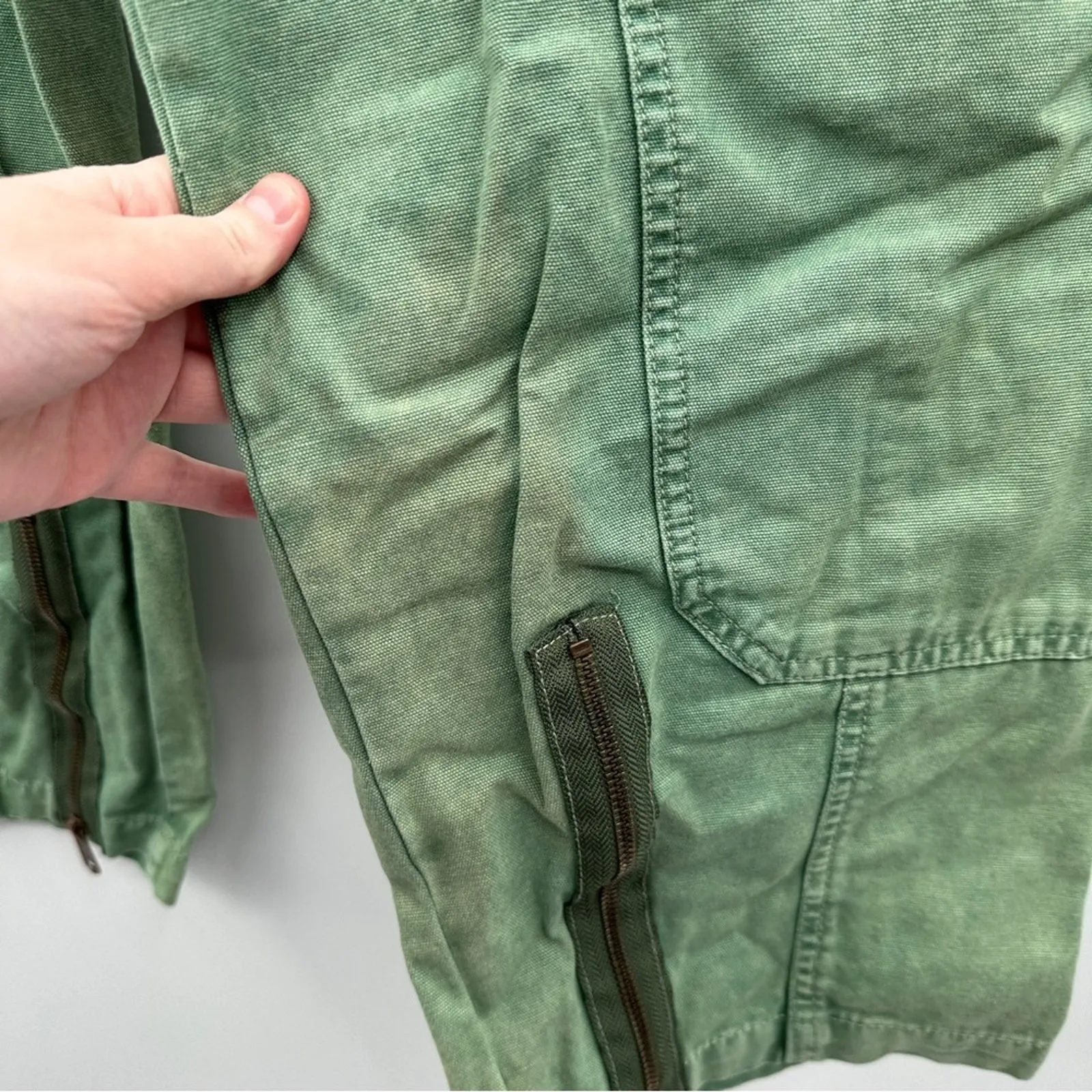 Urban Outfitters BDG Green High Rise Full Length Cargo‎ Pants Size S - Image 8