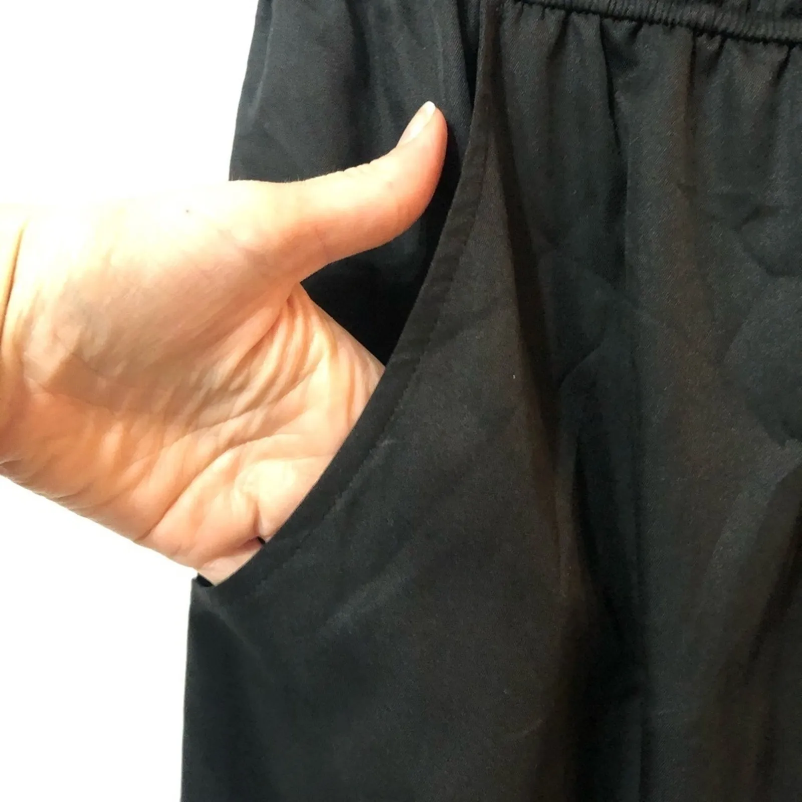 Banana Republic Black Cutout Neckline Dress Women 4P Cap Sleeve Mini Whimsy Goth - Image 5