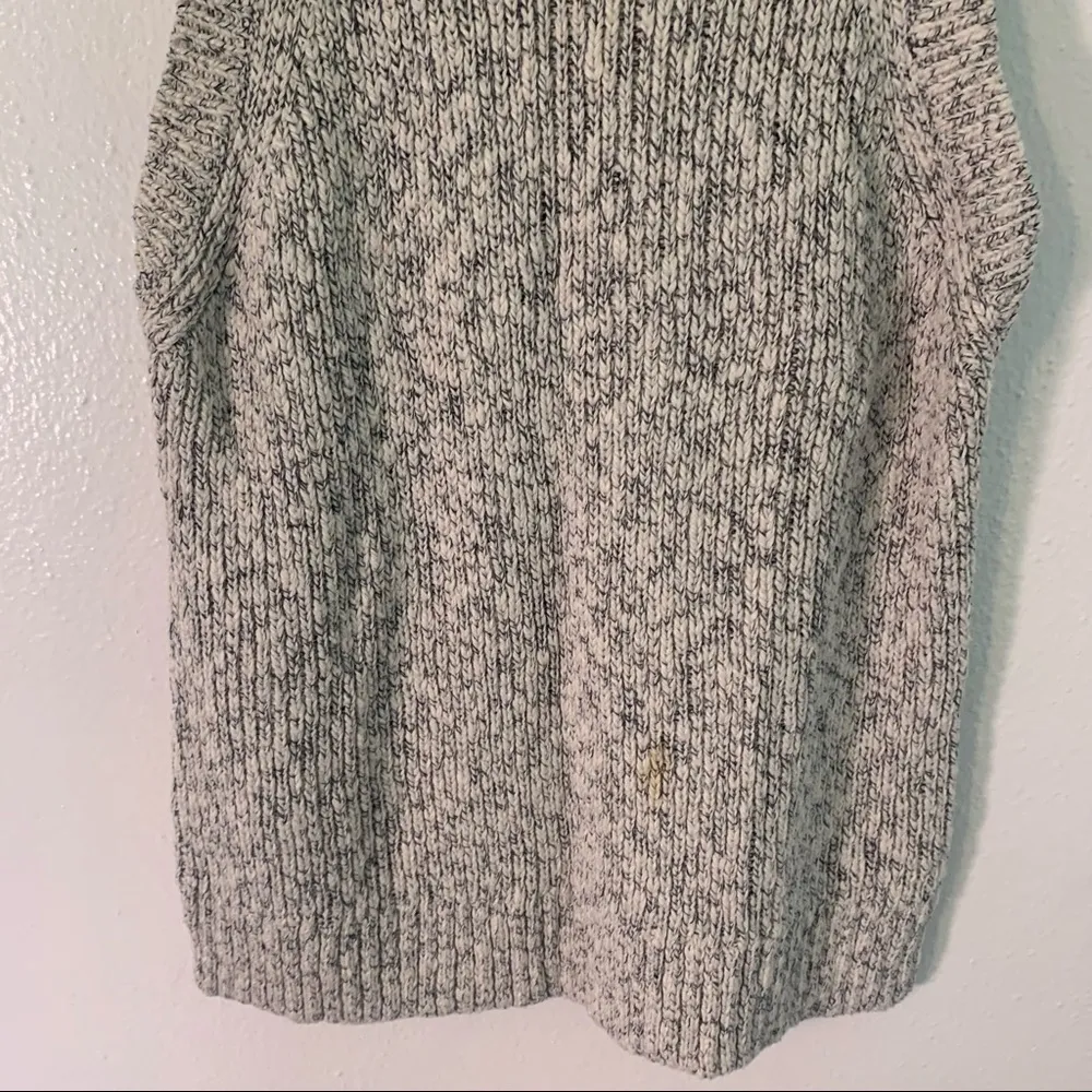 Gap Sleeveless Marl Sweater Navy Blue Light Gray - Image 3