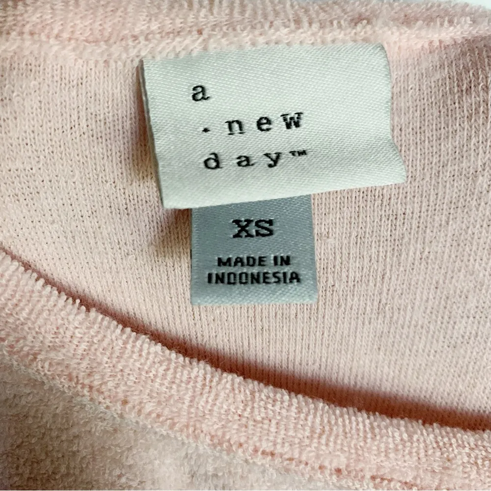 A NEW DAY Pink Terry Sleeveless Active Tennis Tank XS - Image 4