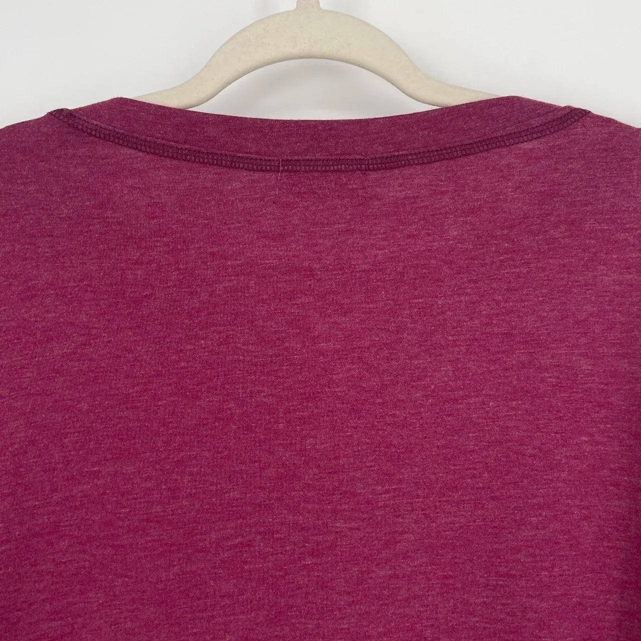 LonoLaKa Womens Maroon‎ Long Lace Sleeves Crew Neck Feminine Vacation Blouse Lrg Purple Size 00 - Image 4