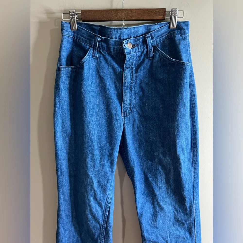Vintage Maverick jeans size 8 Blue - Image 4