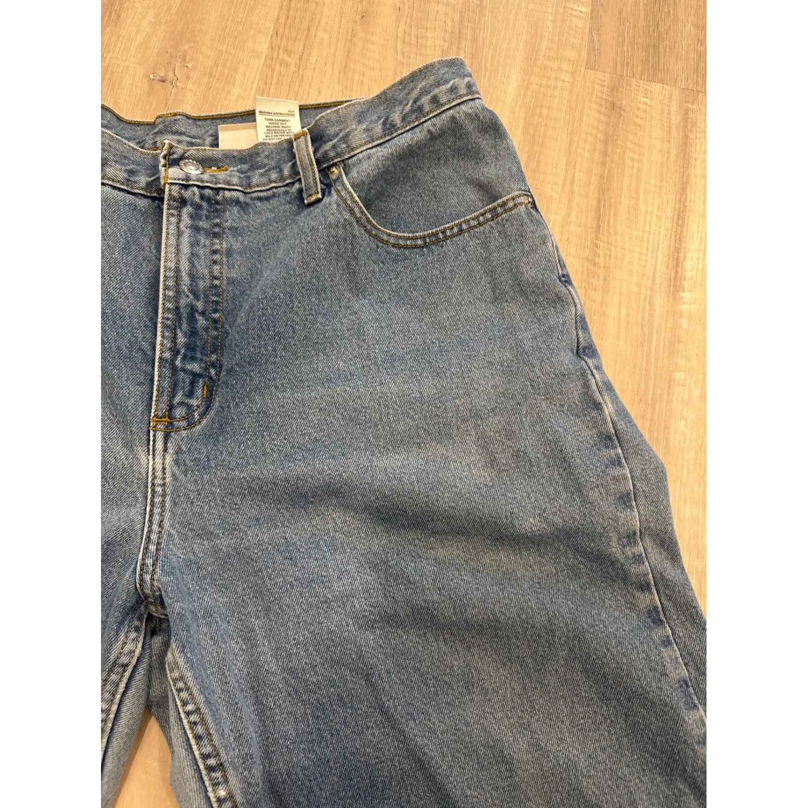 Rockies Denim Jeans Womens 19L Blue High Waist Relaxed Fit Star 36x33 1/2 VTG Size undefined - Image 2