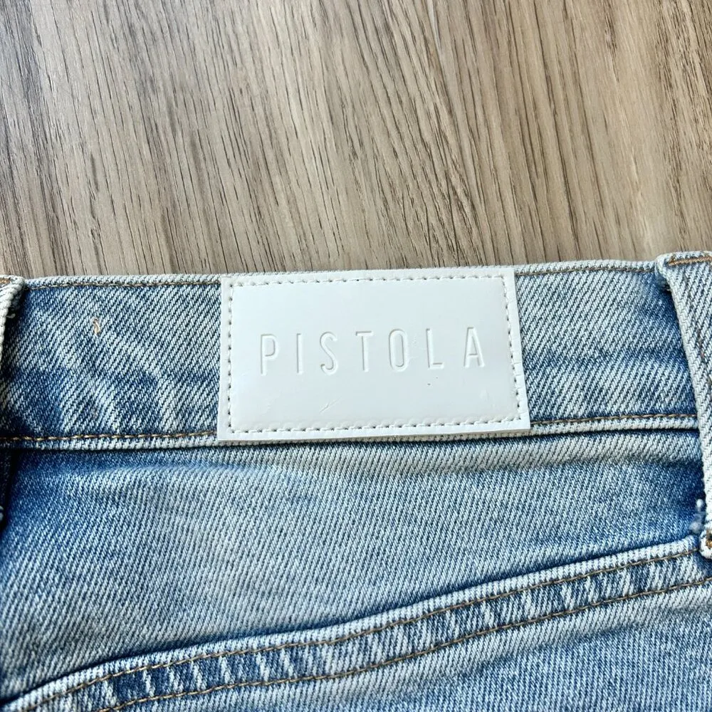 Pistola Lennon High Rise Crop Distressed Bootcut Jeans Size 27 LIKE NEW - Image 13