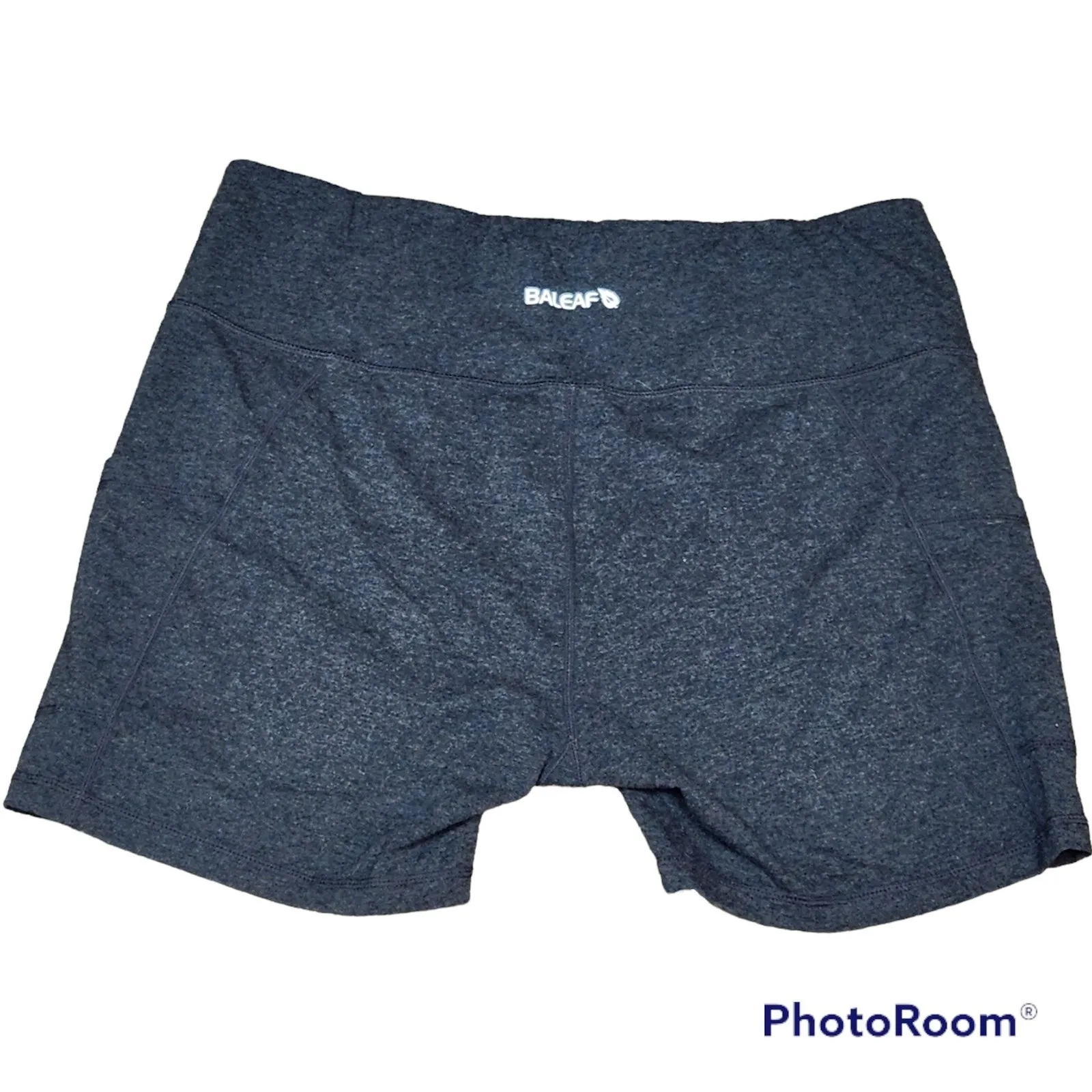 Baleaf Woman’s Charcoal Grey Sporty Athletic Short Bike Shorts Size 3XL - Image 2