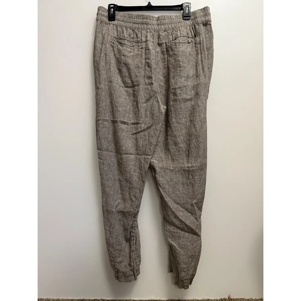 Athleta Pants Size L 100% Linen - Image 3
