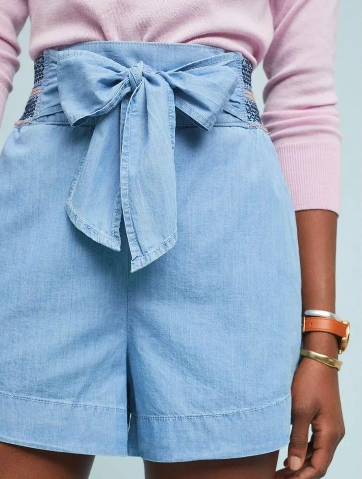 Anthropologie aloha tie front shorts - Image 2