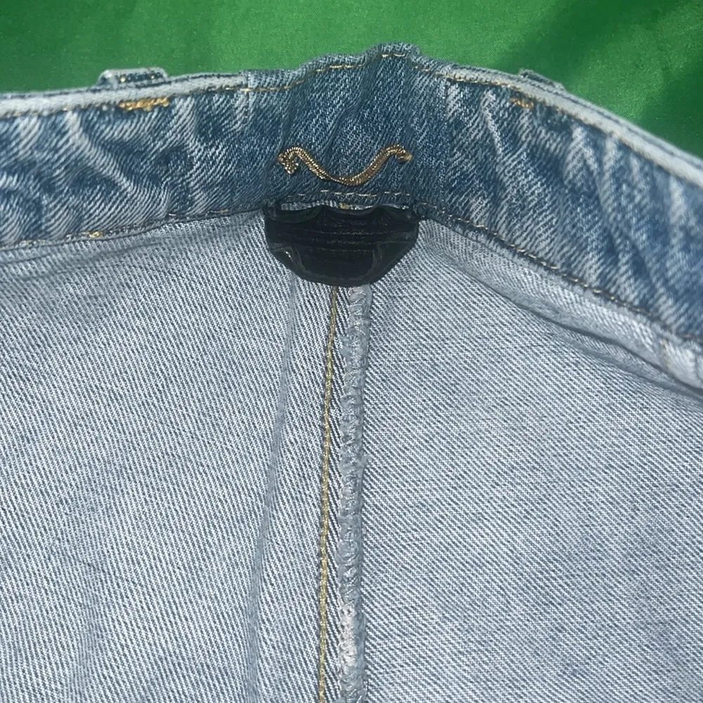 Saint Laurent Paris High Rise Denim Mini Shorts size 31- Runs Small - Image 5