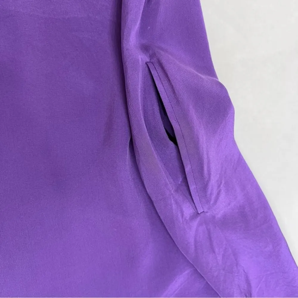 3.1 Phillip Lim Purple Silk Shirt dress - Image 9