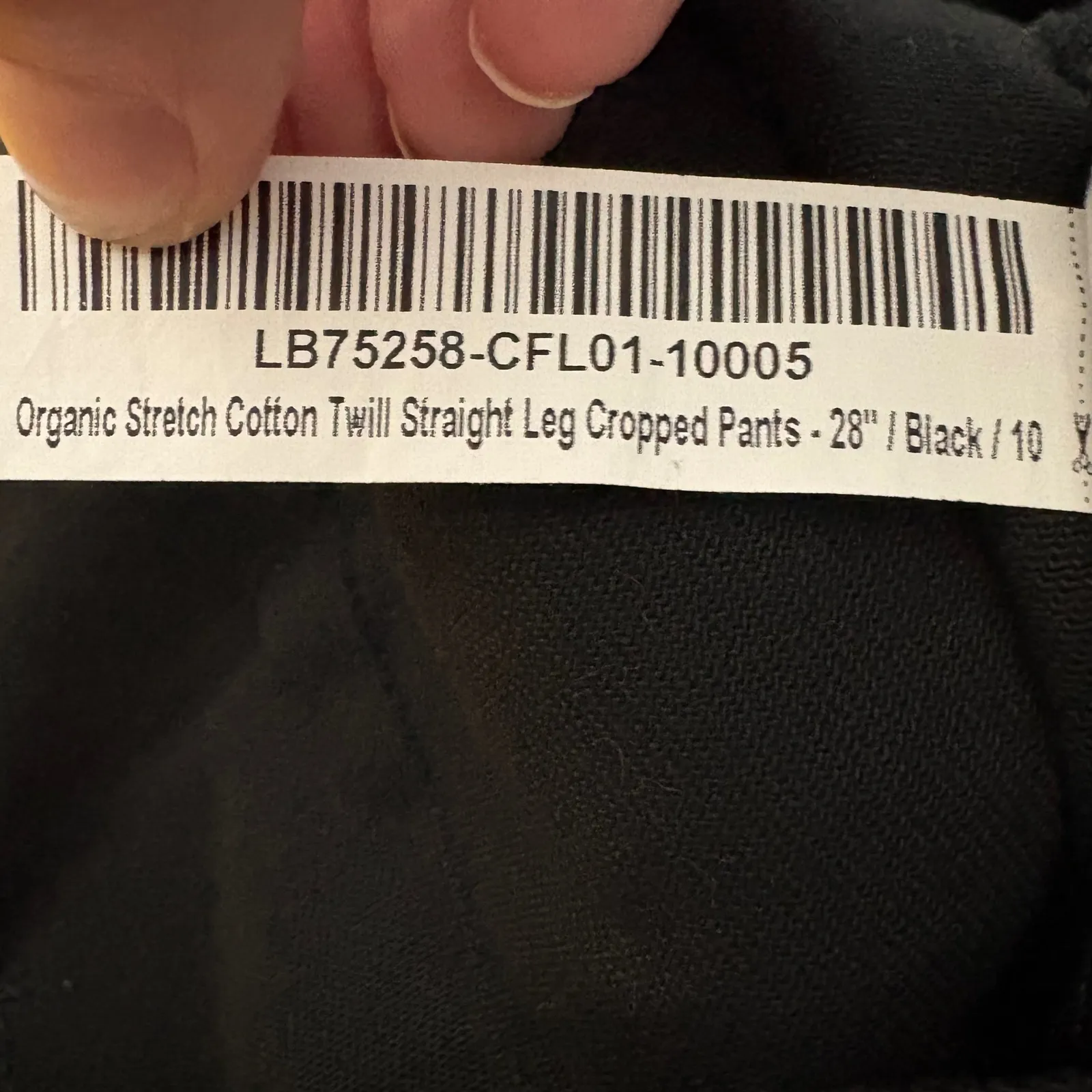 Quince Black Cropped Wide Leg Pants Size 10 European Linen Blend - Image 10