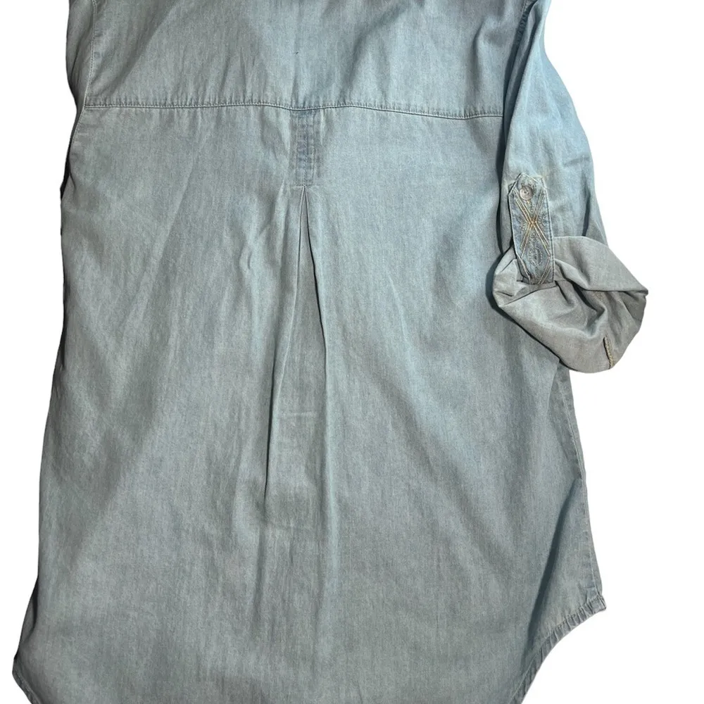 Hannah women’s blouse new with tags, denim ladies tops‎ Blue - Image 2