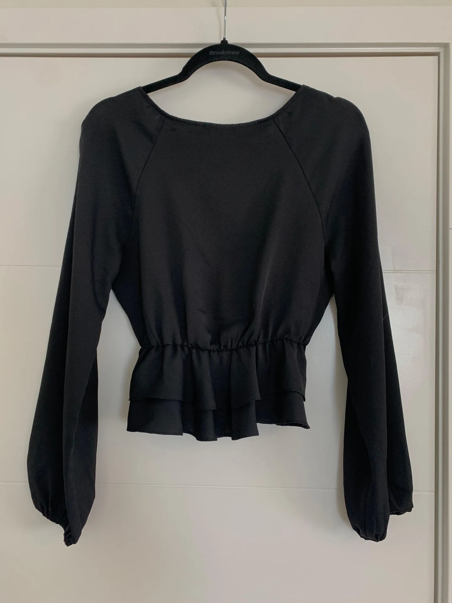 Black Long Sleeve Blouse - Image 6