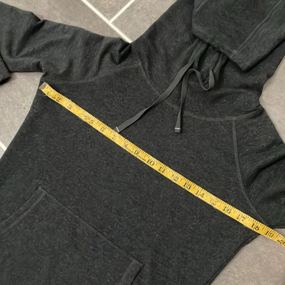 Free Fly Bamboo Lightweight Fleece Pullover Hoodie size XS Black - Image 5