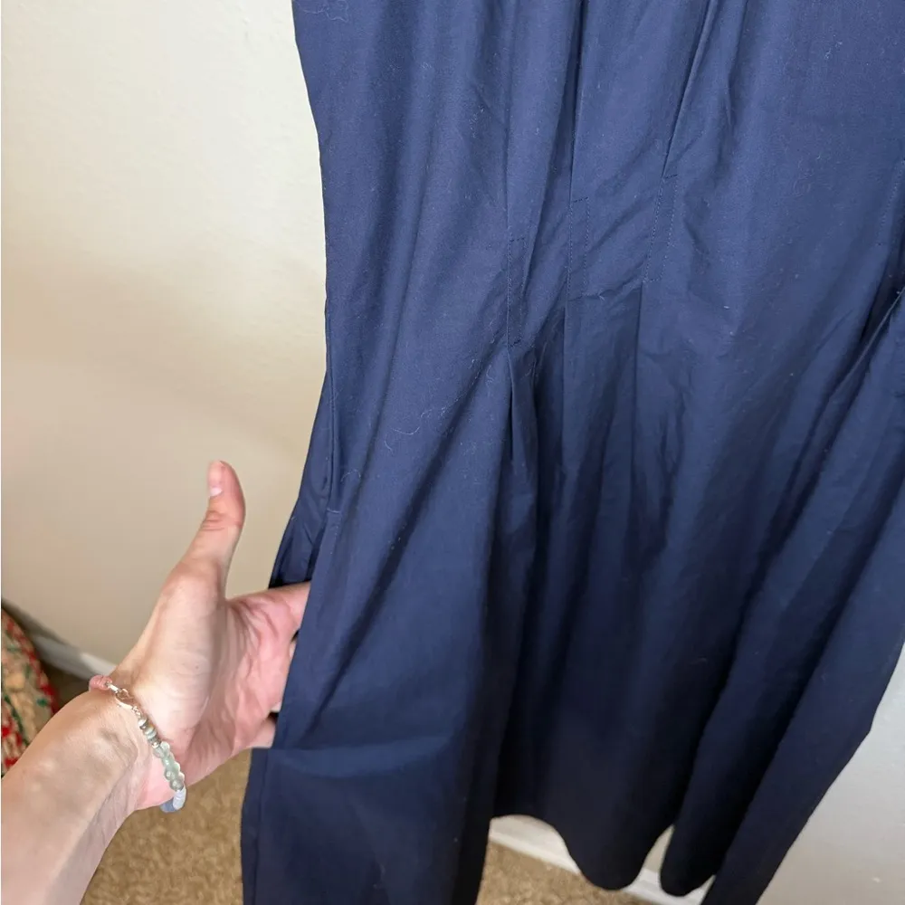 New NWT Banana republic navy blue Sleeveless Dress - Image 3