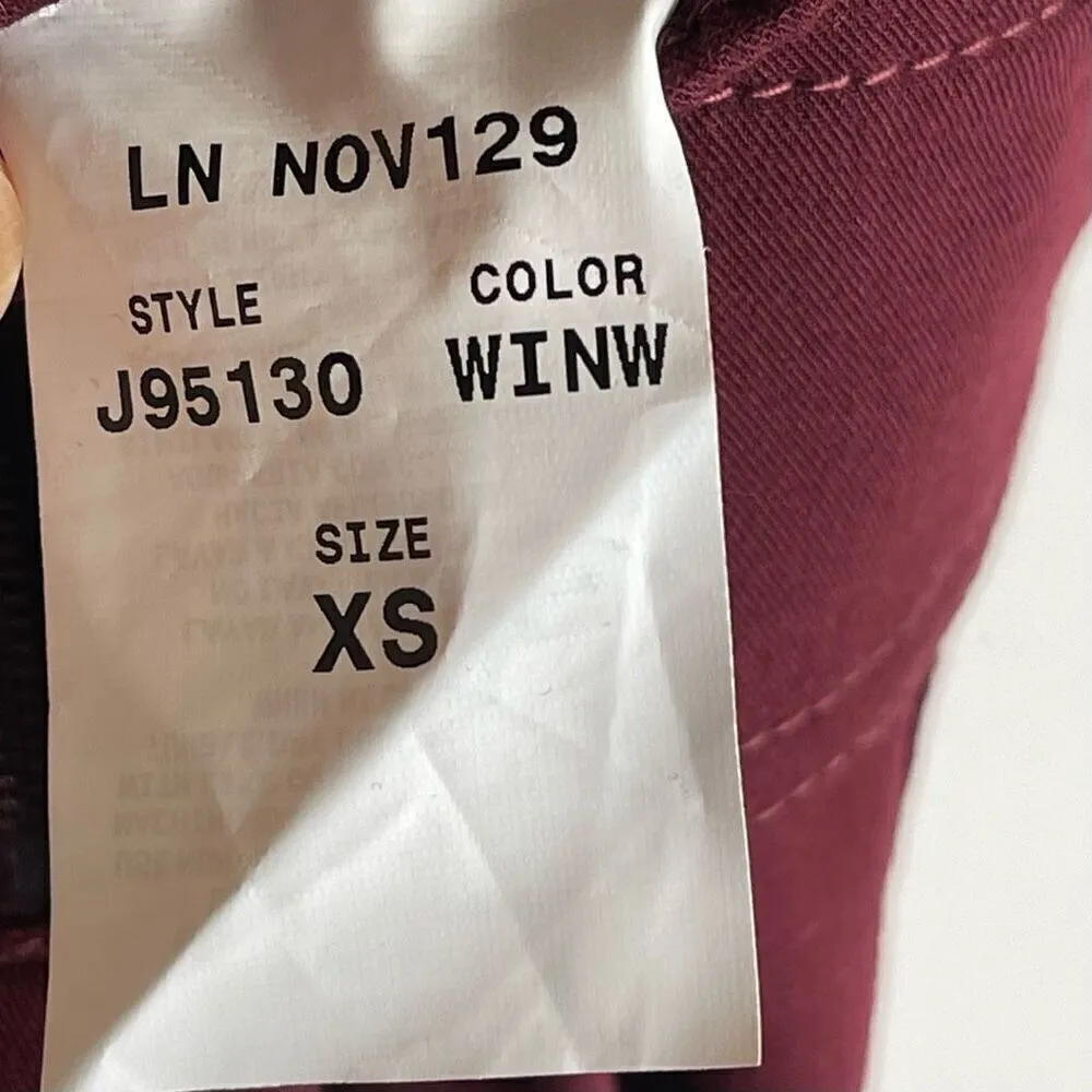 NWT Jaanuu Scrubs Essential Jogger Pants (Wine) -  XS extra small - Image 6