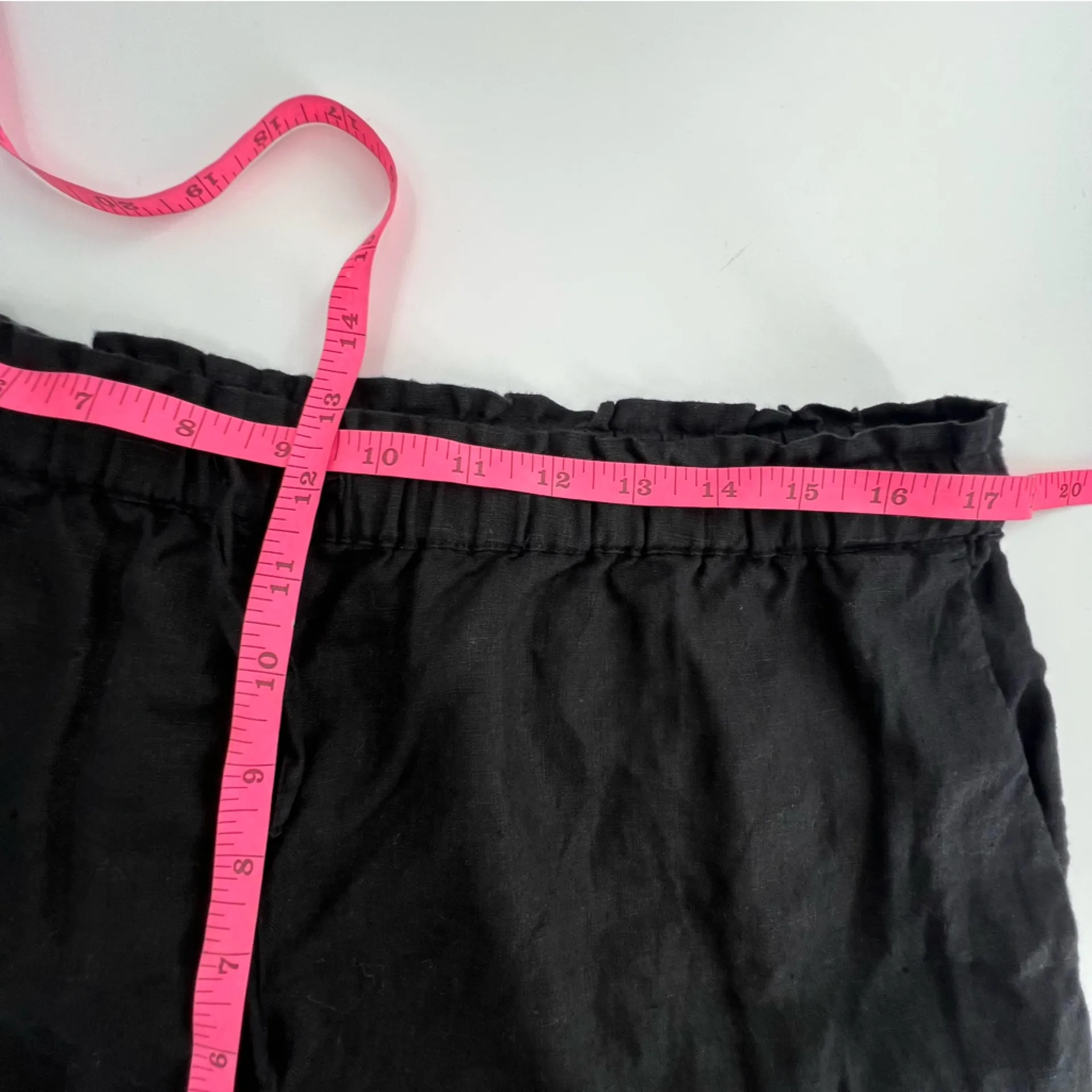 J. Crew Soleil Pant in Linen Black size Large - Image 5