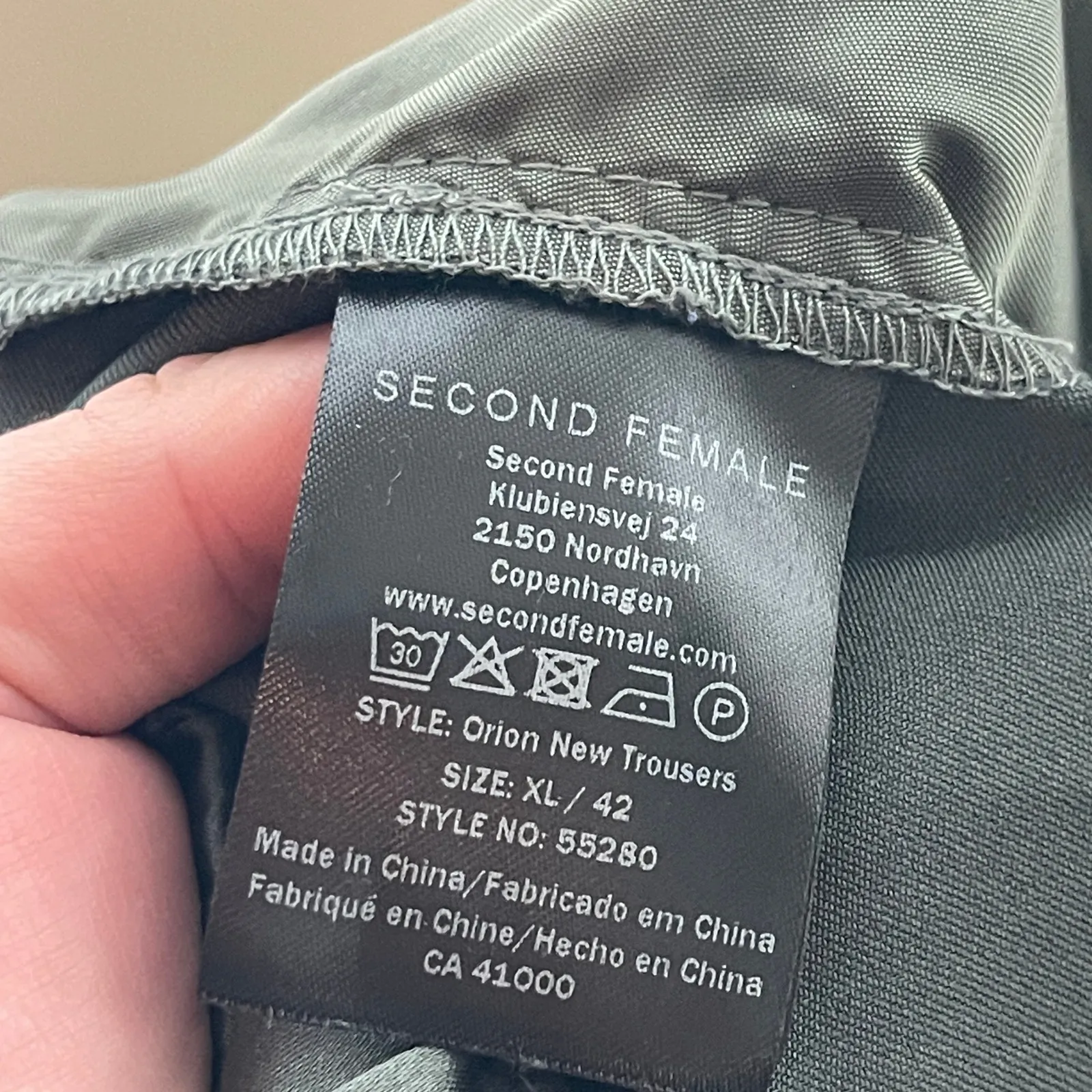 Second Female Pull On Jogger Trousers Orion Sz XL Green - Image 9