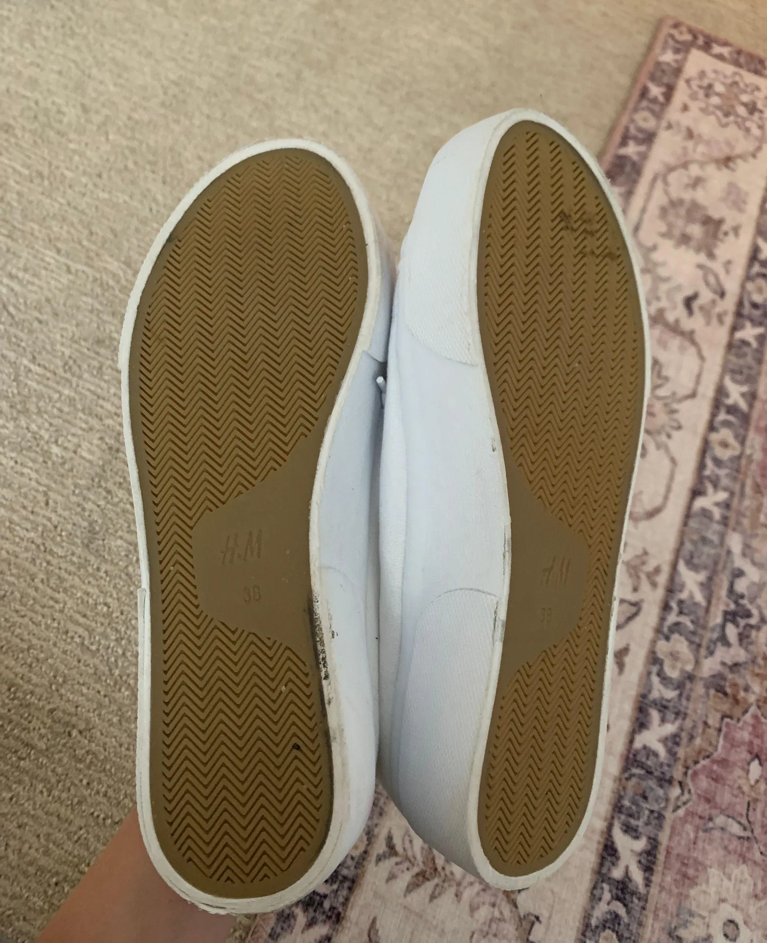 H&M White Platform Sneakers - Image 4