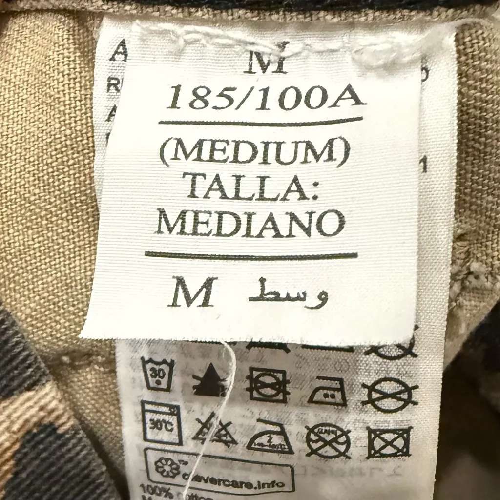 ALL SAINTS Finch Camo Leopard Camouflage Green Jacket Size M - Image 12