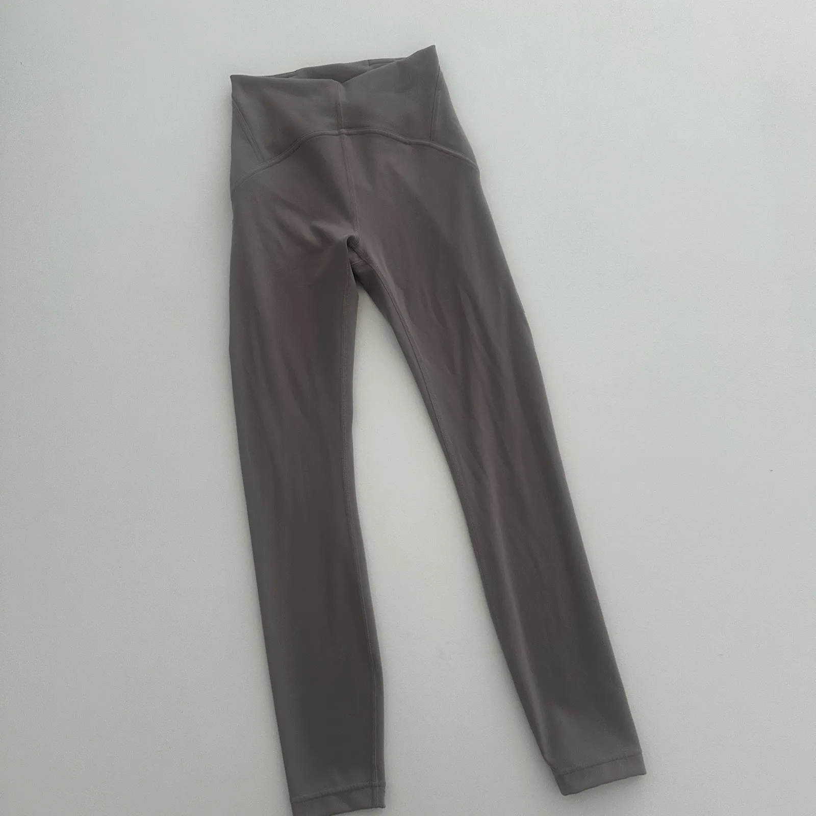 2 Lululemon Leggings Women Sz 2 Gray Lavender Run Athletic Yoga LW5DWPS (b15b) - Image 5